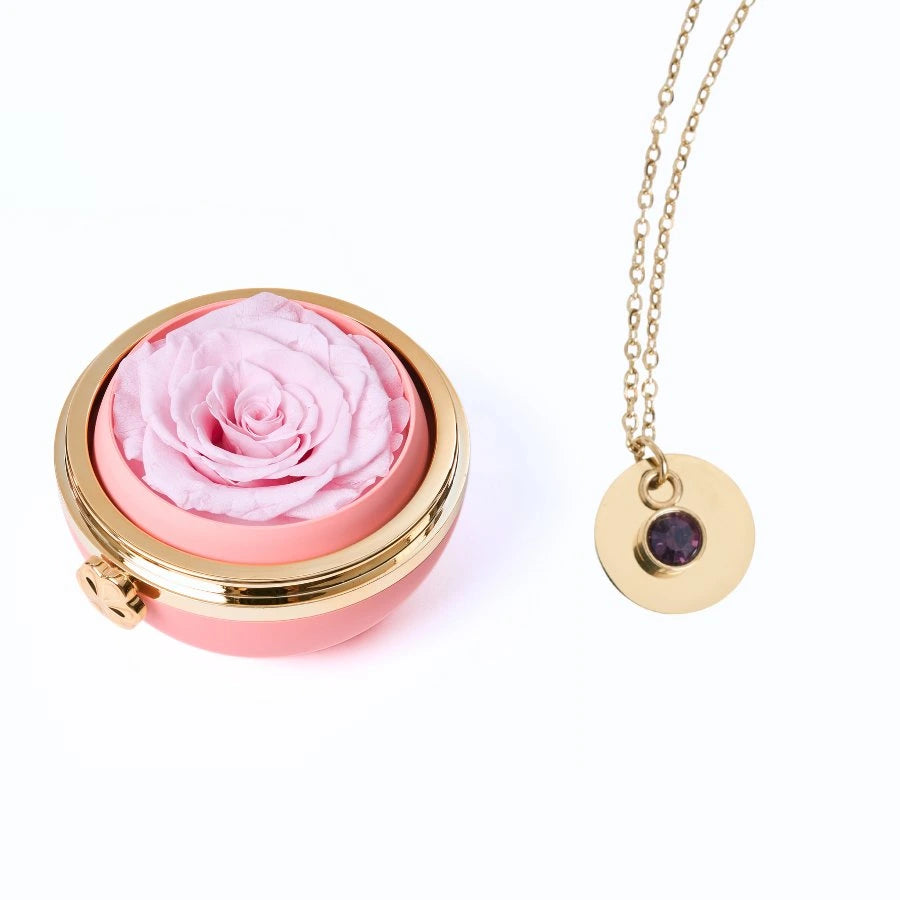 Passion Éternelle & Collier Disque Personnalisé