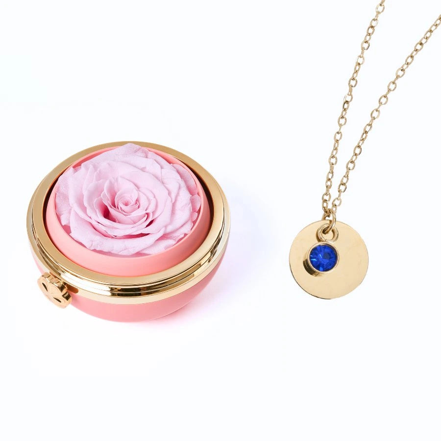 Passion Éternelle & Collier Disque Personnalisé