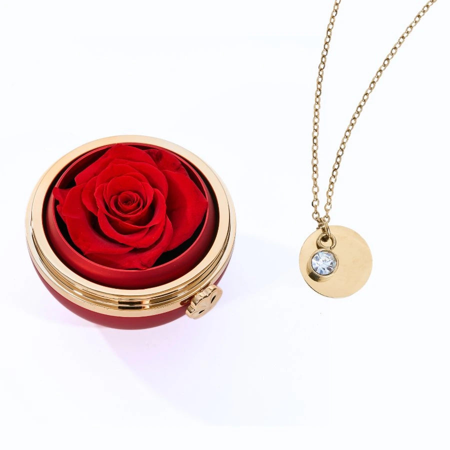Passion Éternelle & Collier Disque Personnalisé