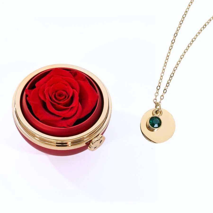 Passion Éternelle & Collier Disque Personnalisé