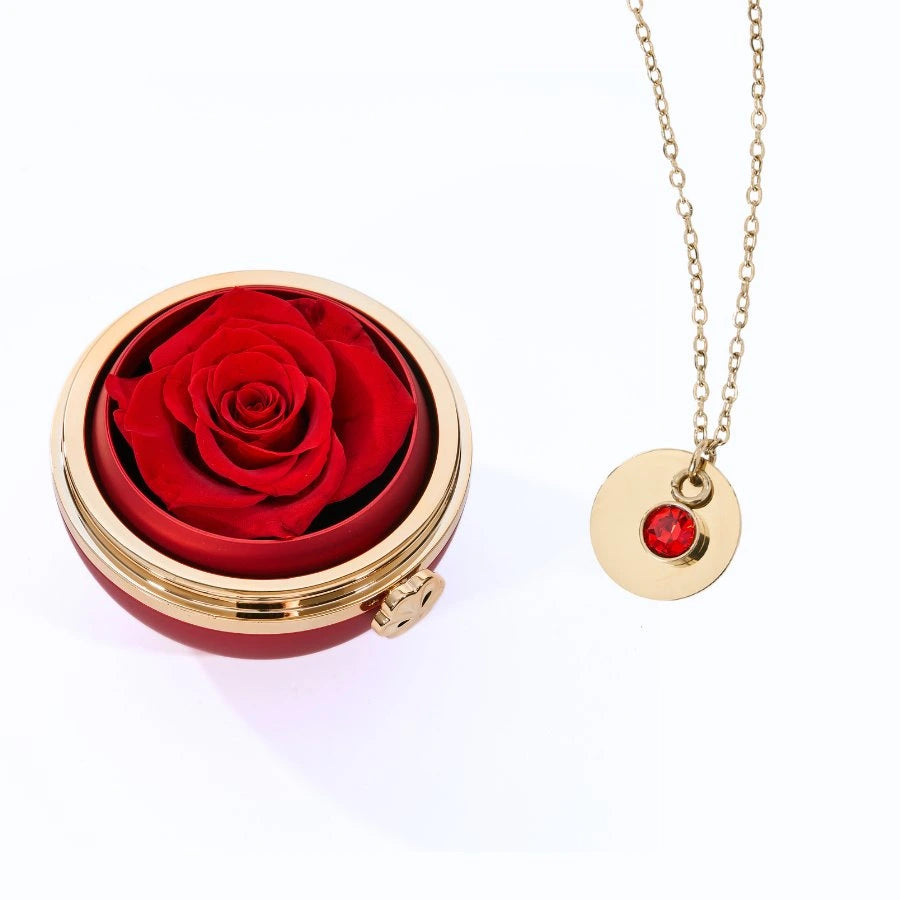 Passion Éternelle & Collier Disque Personnalisé