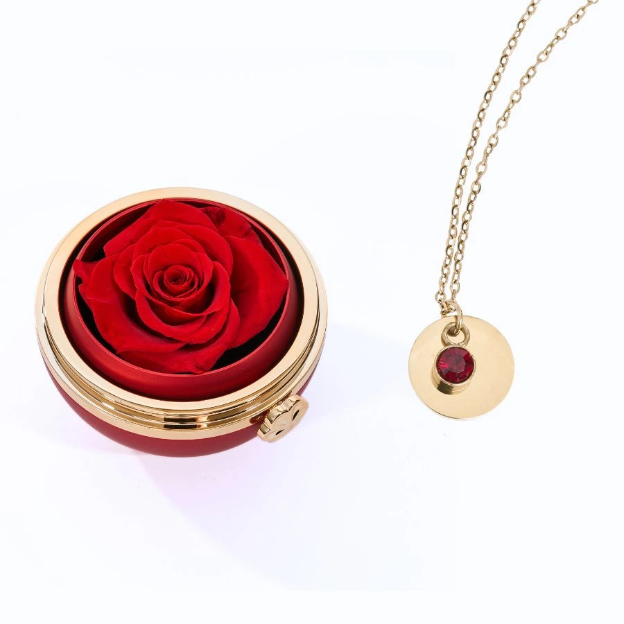 Passion Éternelle & Collier Disque Personnalisé