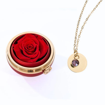 Passion Éternelle & Collier Disque Personnalisé