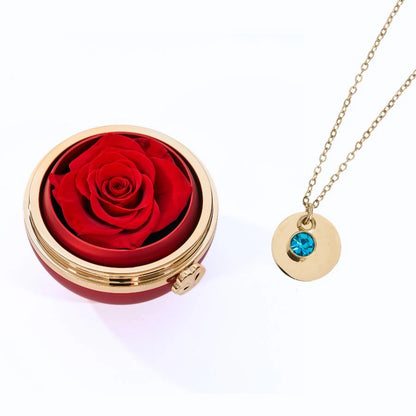 Passion Éternelle & Collier Disque Personnalisé