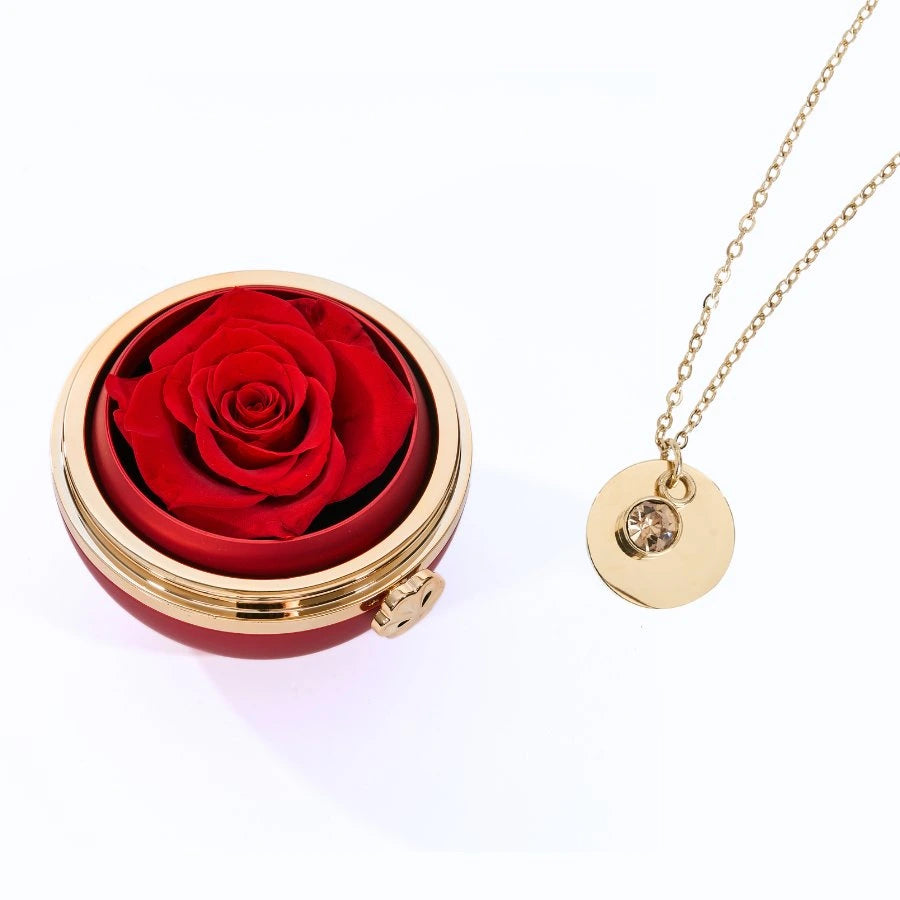 Passion Éternelle & Collier Disque Personnalisé