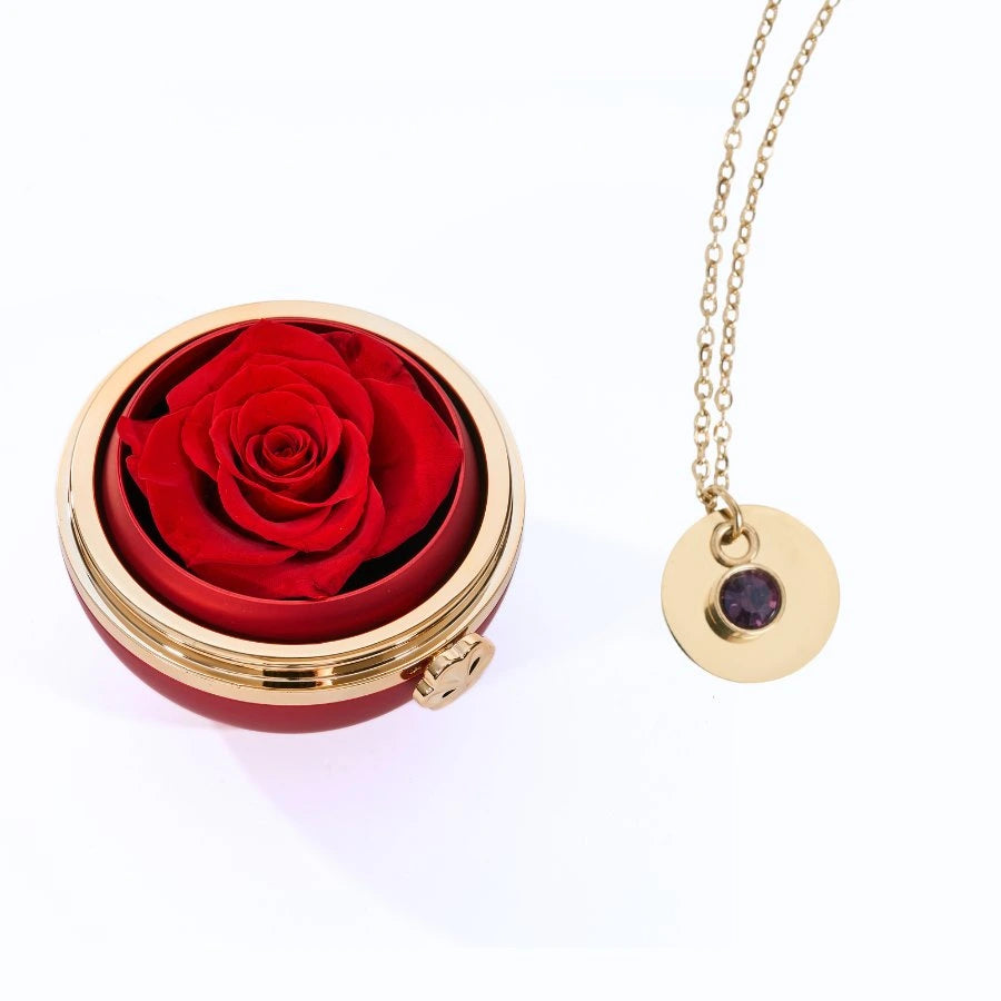 Passion Éternelle & Collier Disque Personnalisé