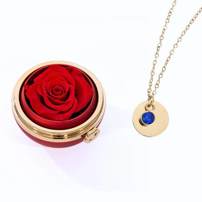 Passion Éternelle & Collier Disque Personnalisé