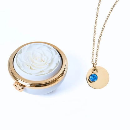 Passion Éternelle & Collier Disque Personnalisé