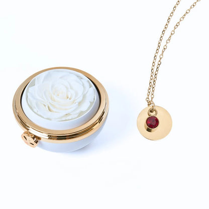 Passion Éternelle & Collier Disque Personnalisé