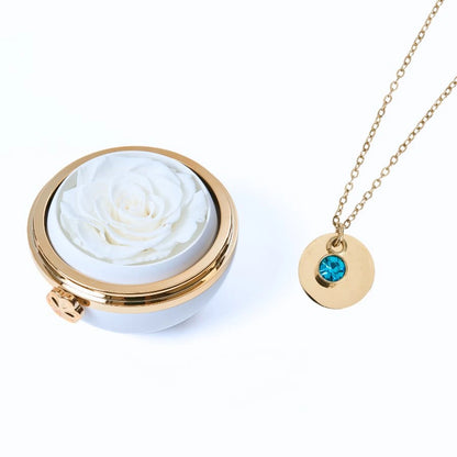 Passion Éternelle & Collier Disque Personnalisé