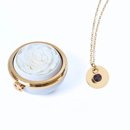 Passion Éternelle & Collier Disque Personnalisé