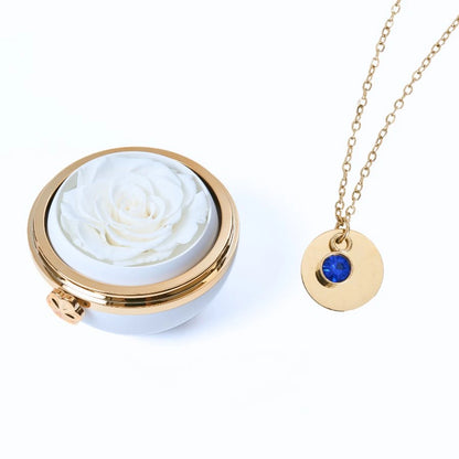 Passion Éternelle & Collier Disque Personnalisé