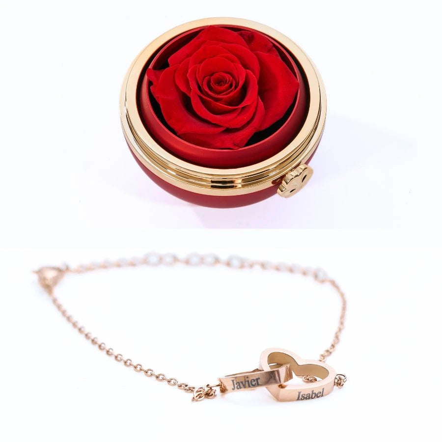 Passion Éternelle & Bracelet Personnalisé