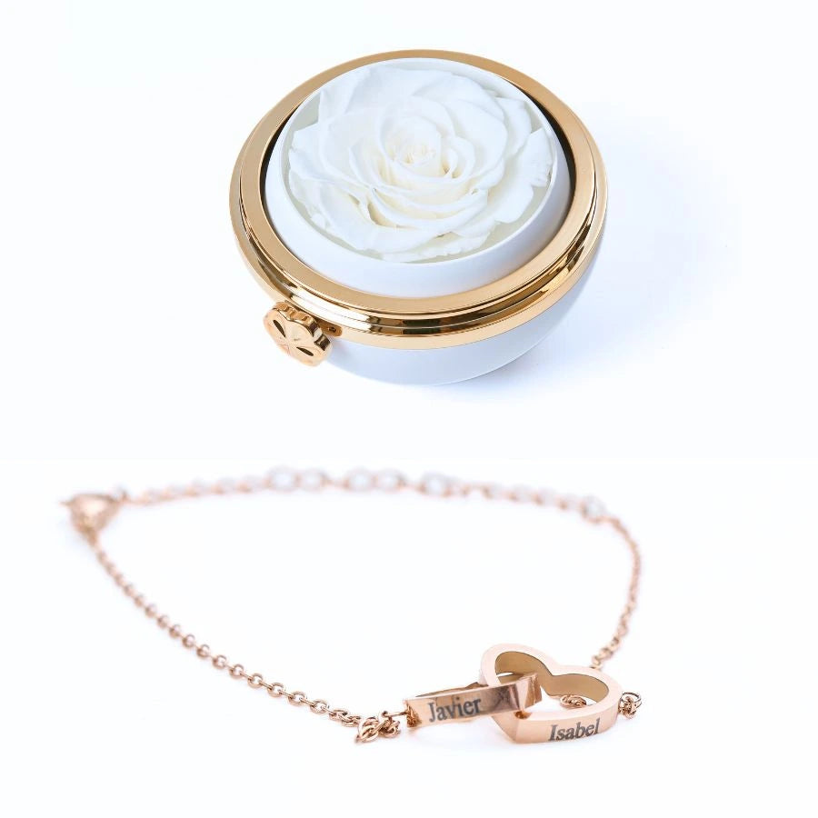 Passion Éternelle & Bracelet Personnalisé