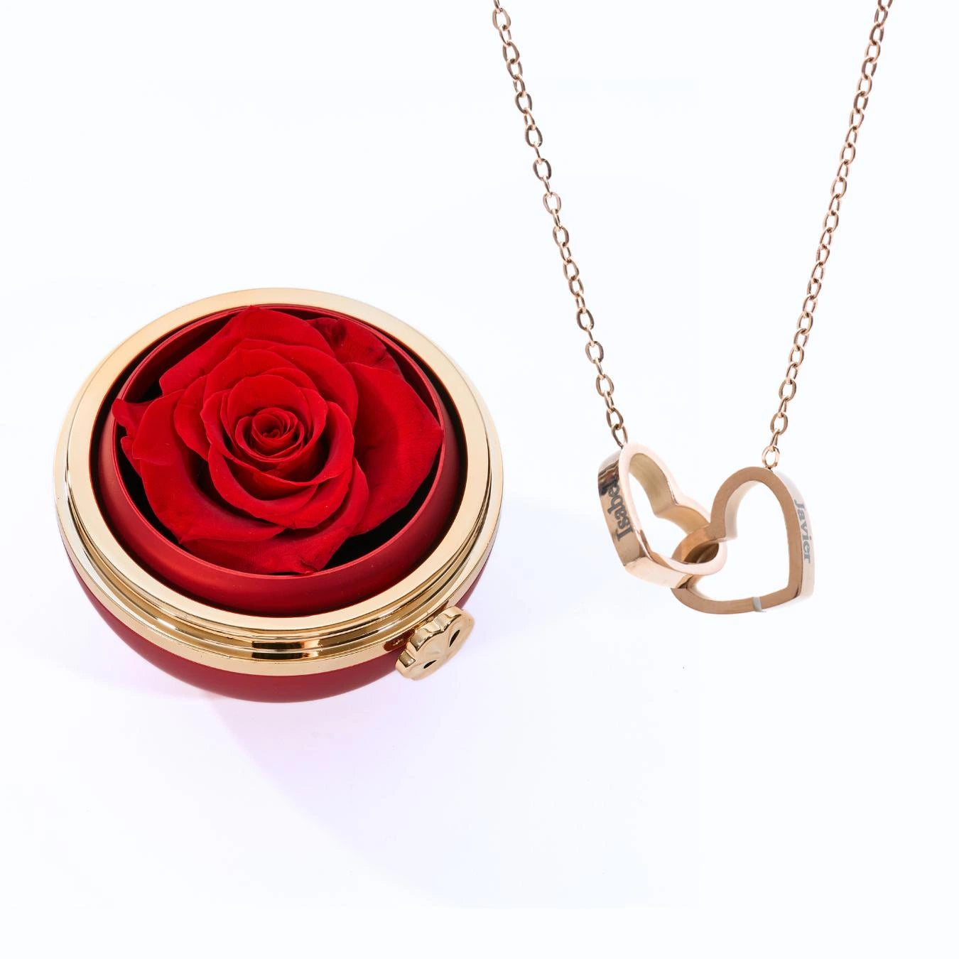 Eternal Passion & Personalized Necklace