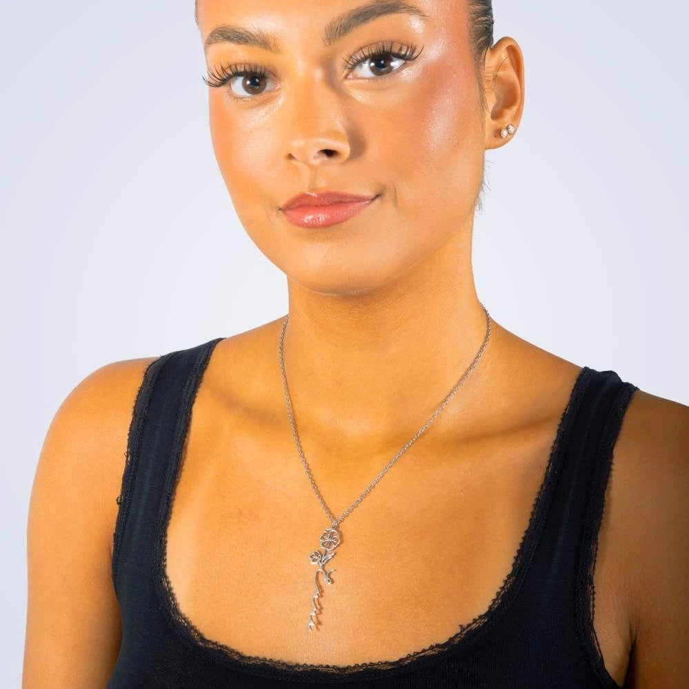 Collier Prénom Fleur