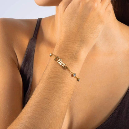 Bracelet Personnalisé avec Cristal