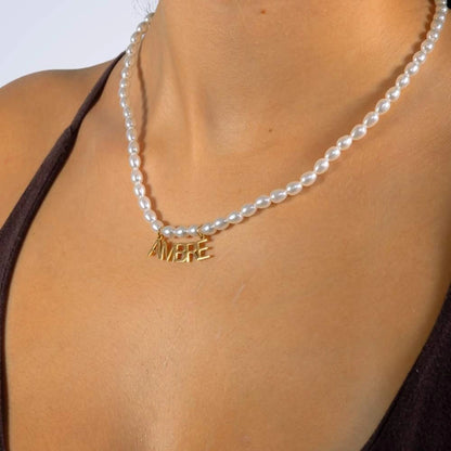 Collier Prénom Perles