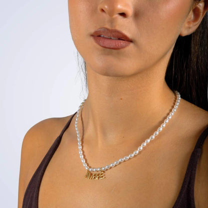 Collier Prénom Perles