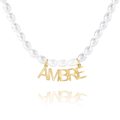 Personalized Beaded Necklace