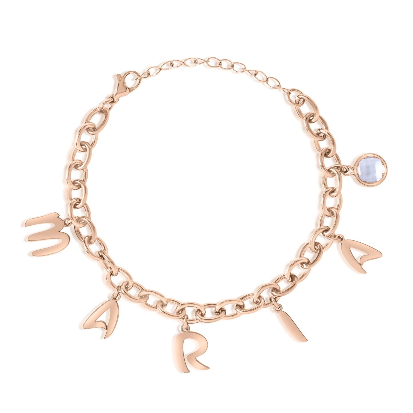 Bracelet with Letter Pendants
