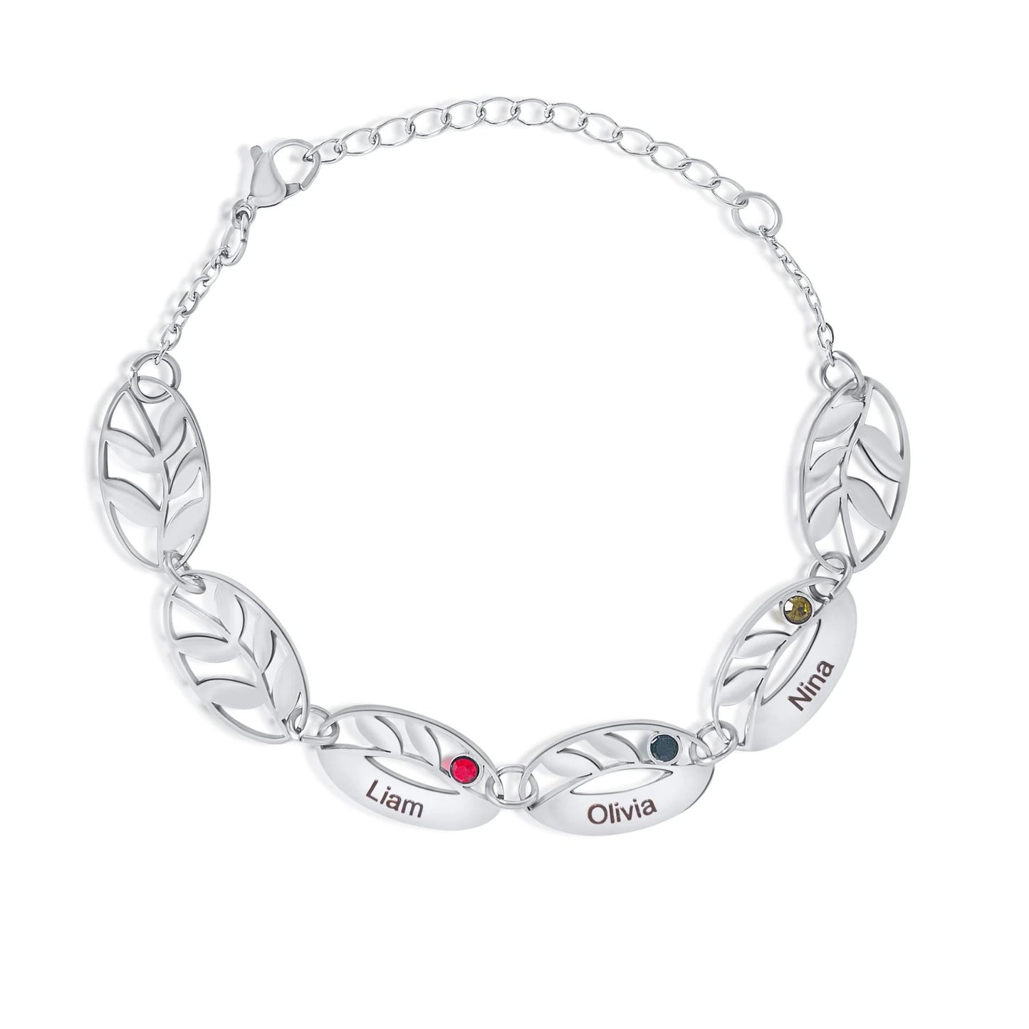 Bracelet with Multiple Leaves