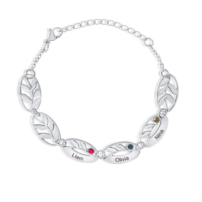 Bracelet with Multiple Leaves