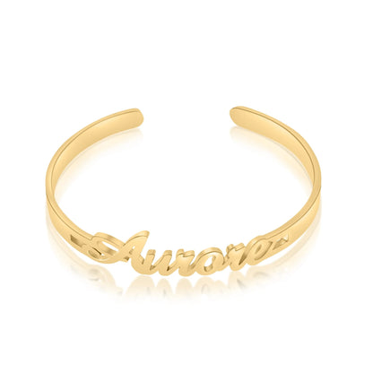 Personalized Open Bangle