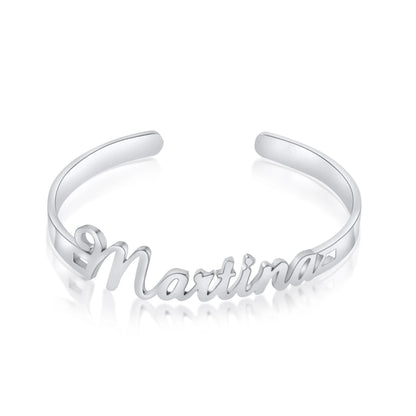 Personalized Open Bangle