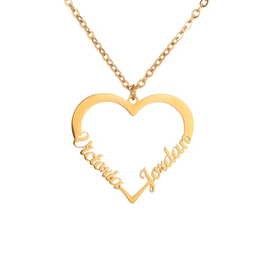 Personalized Heart Necklace