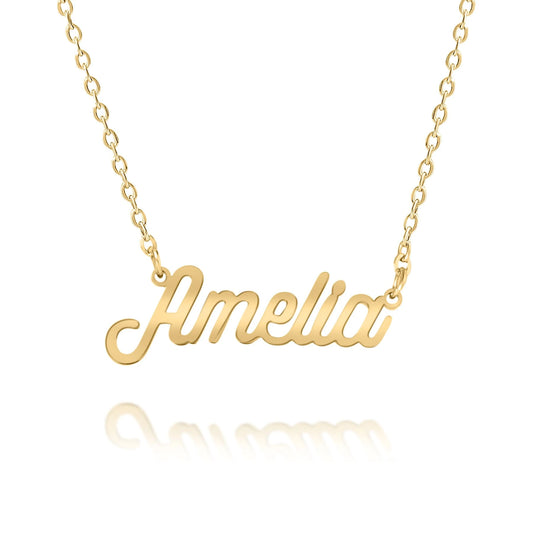 Personalized Name Necklace with Fine Chain
