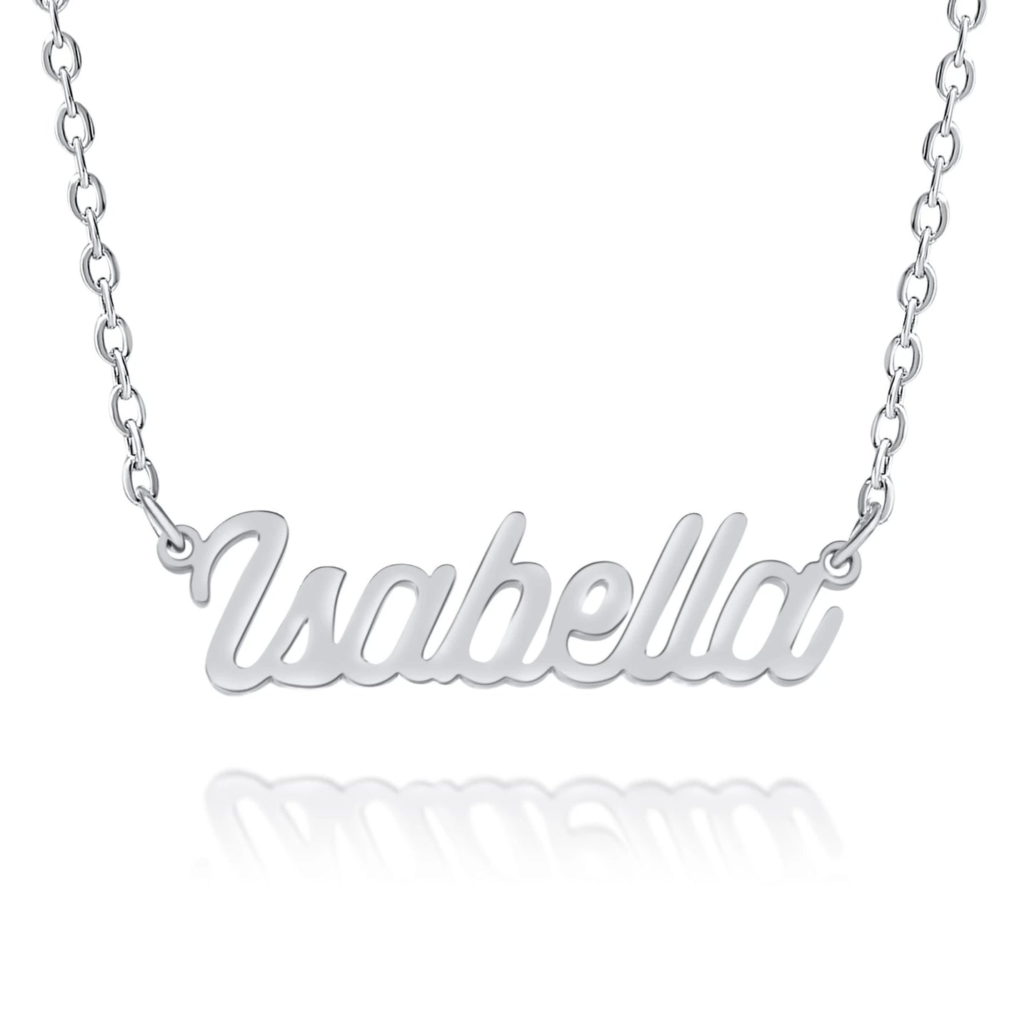 Personalized Name Necklace with Fine Chain
