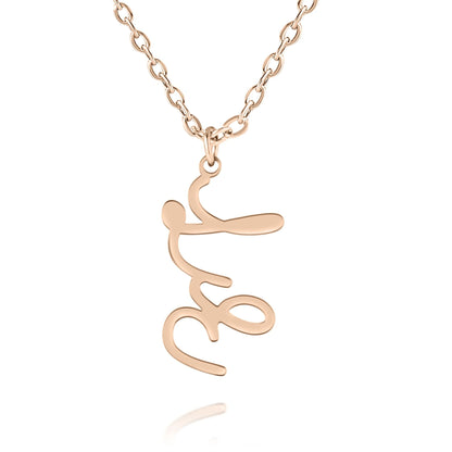 Personalized Necklace with Two Initials