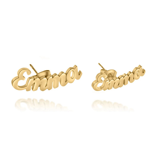 Personalized Two-Name Earrings