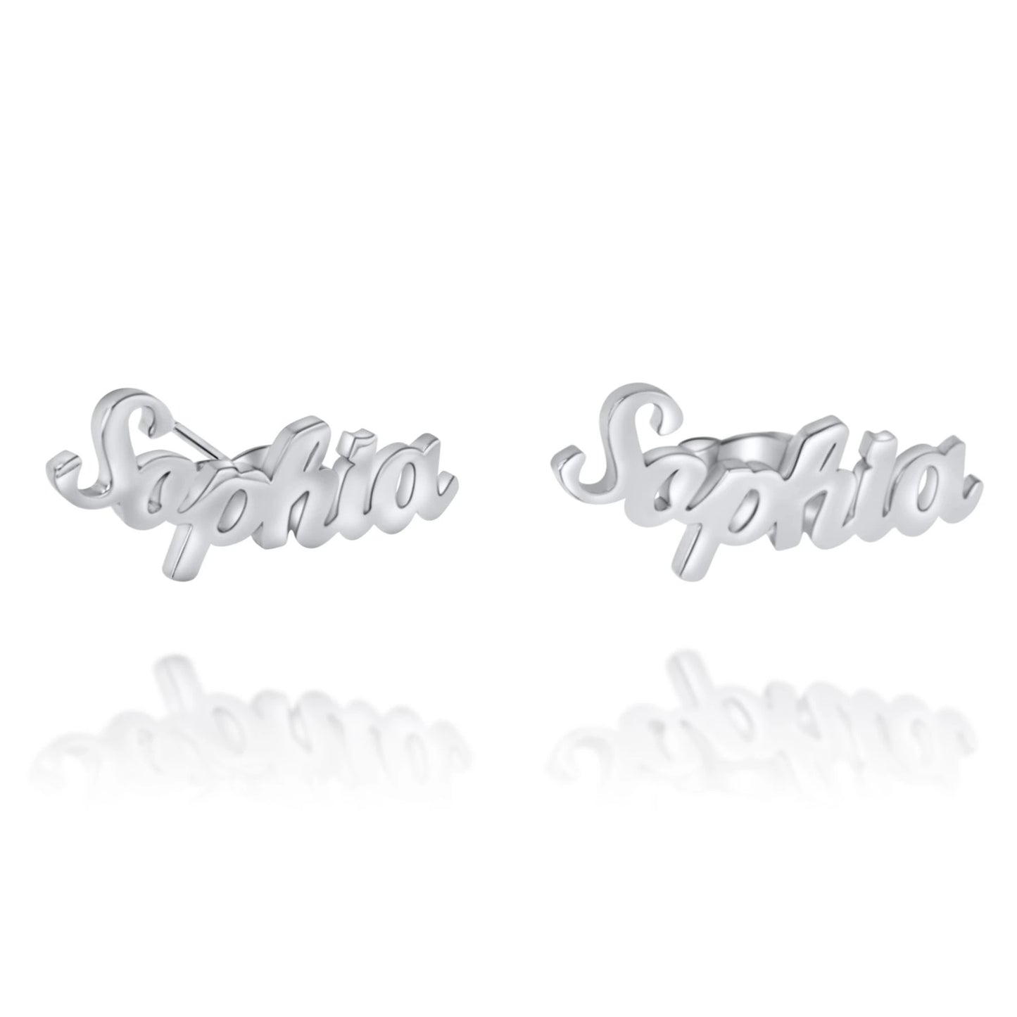 Personalized Two-Name Earrings