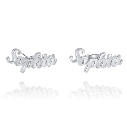 Personalized Two-Name Earrings