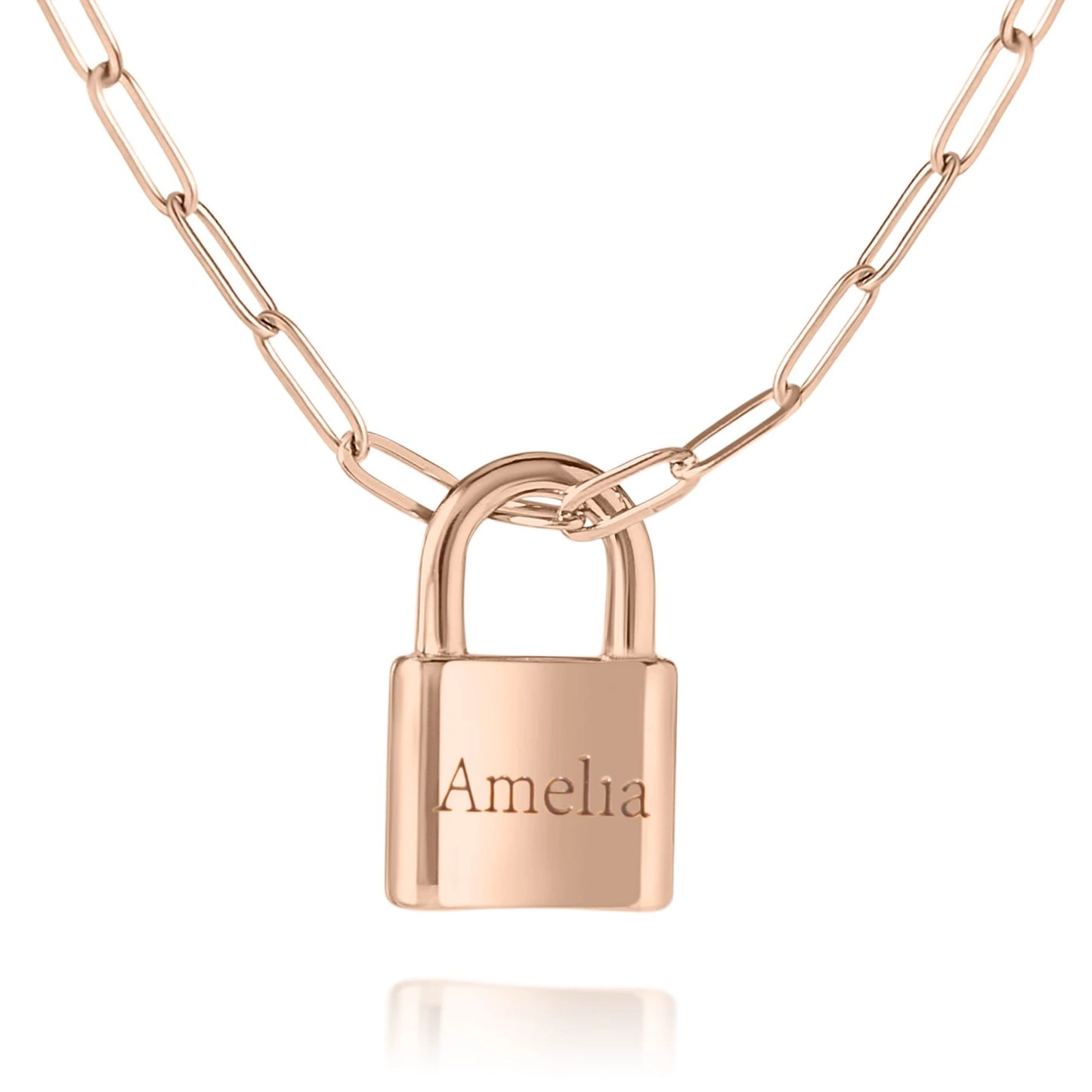 Personalized Lock Necklace