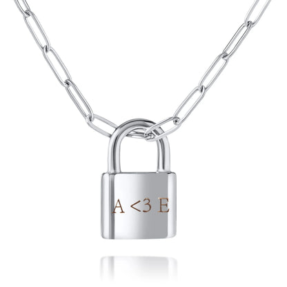 Personalized Lock Necklace