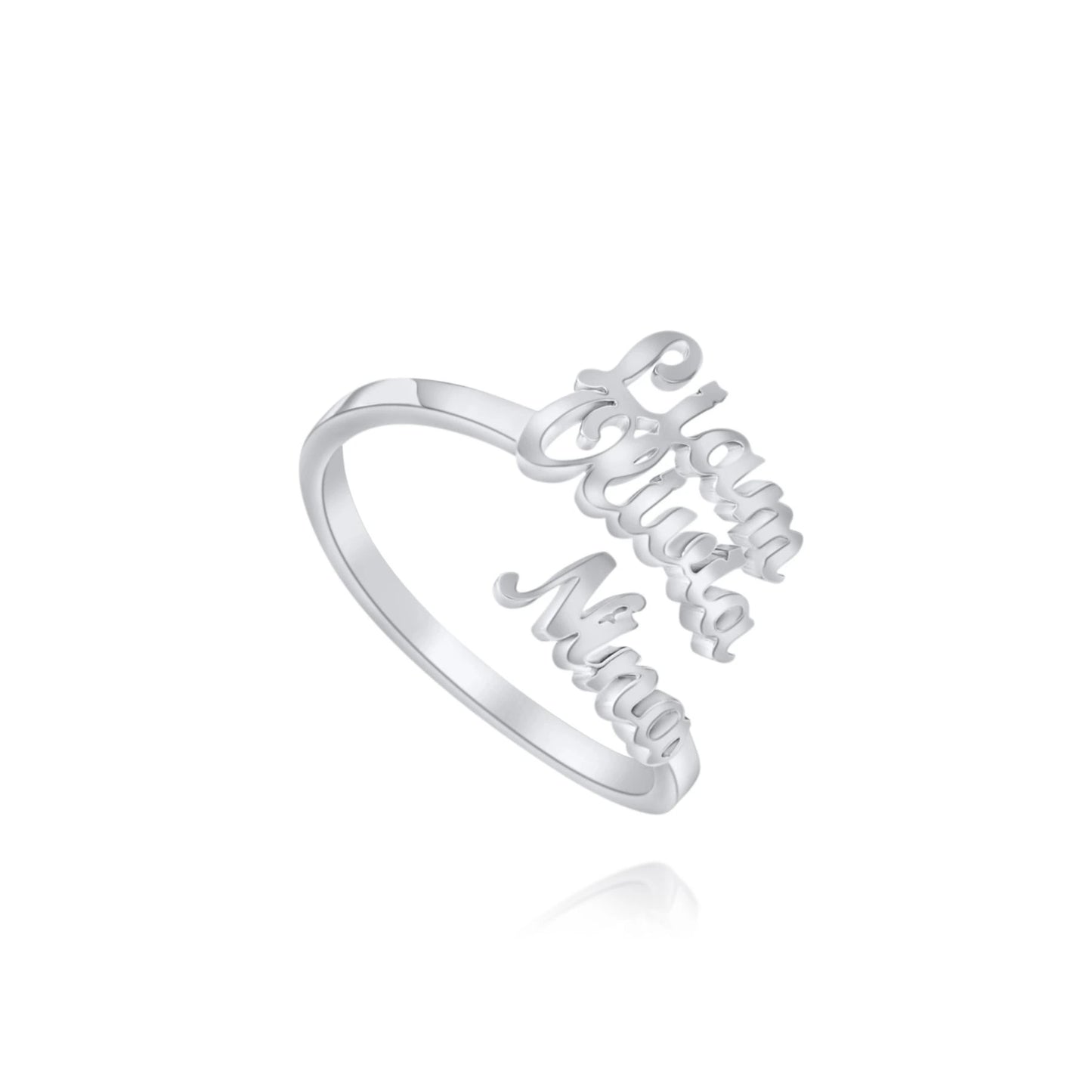 Personalized Ring with Three Names