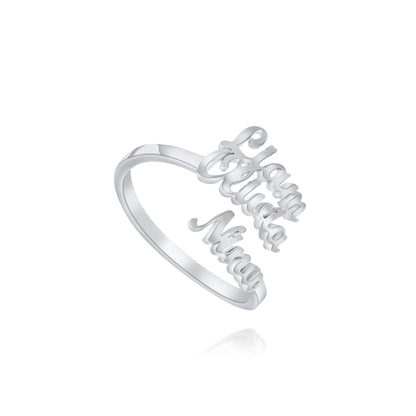 Personalized Ring with Three Names