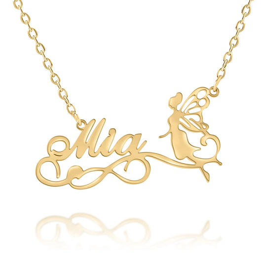 Enchanted Fairy Name Necklace
