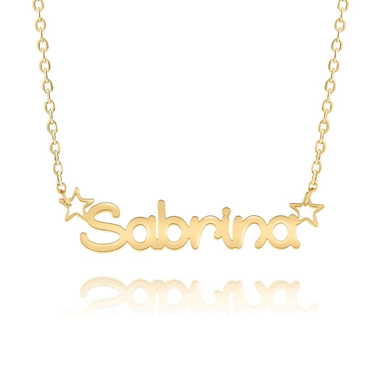Personalized Girly Star Necklace