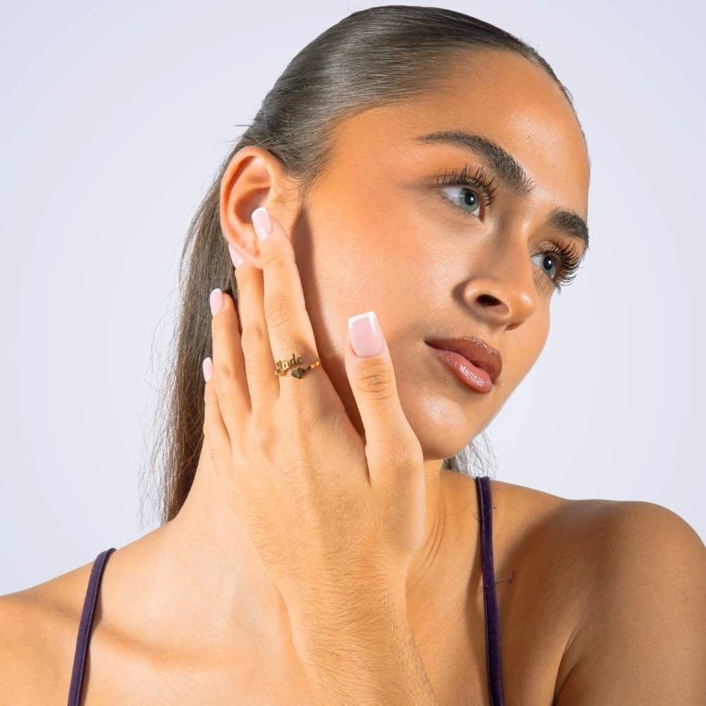 Bague Ouverte avec Coeur