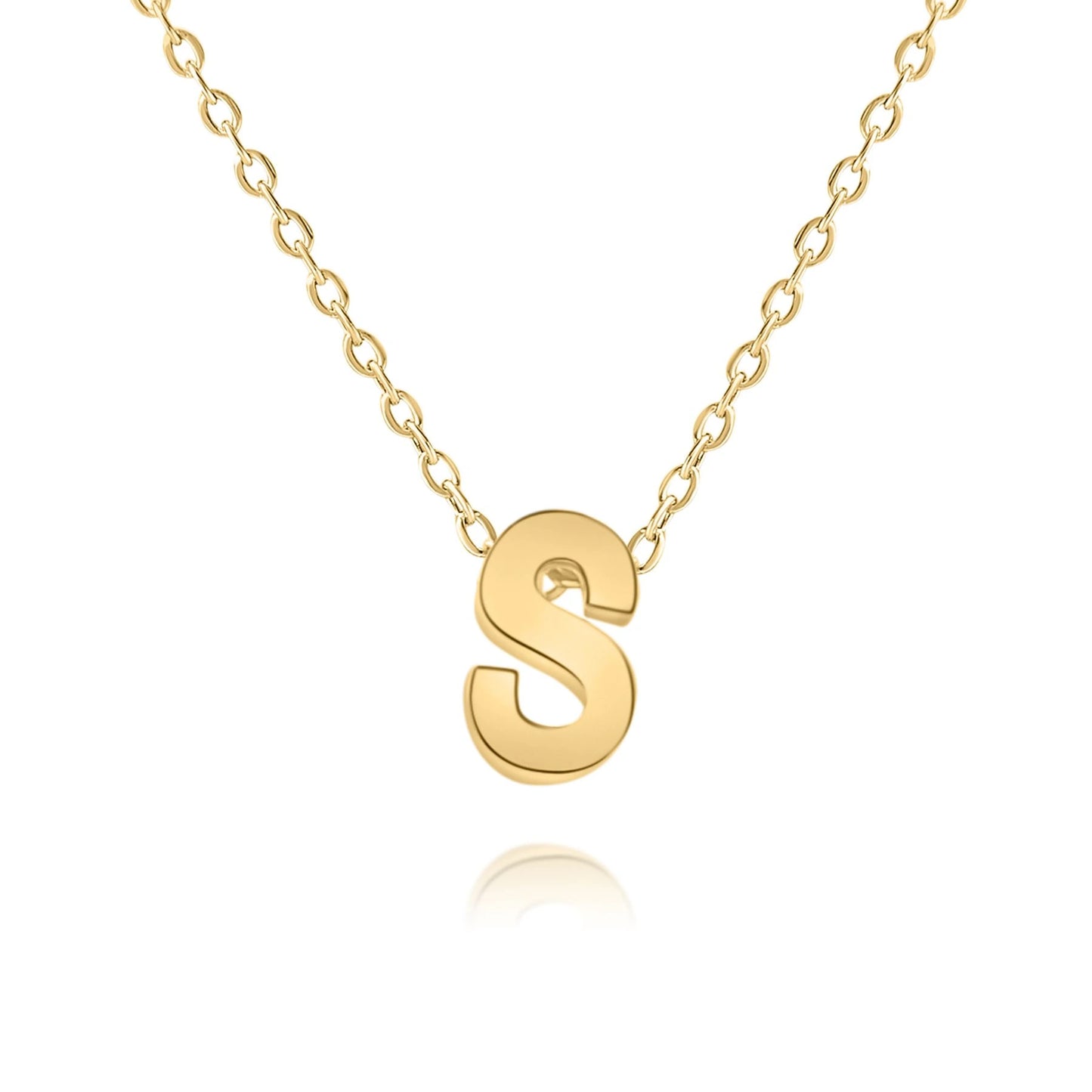 Personalized Lowercase Initial Necklace