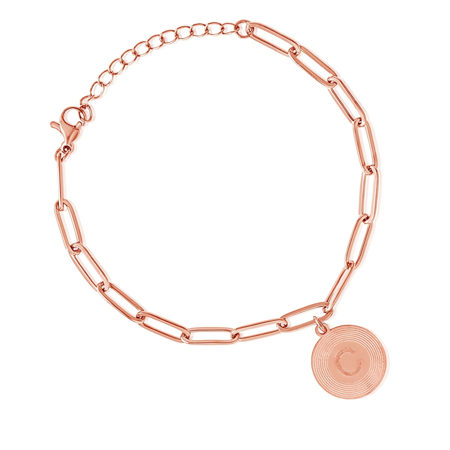 Personalized Sunburst Initial Bracelet