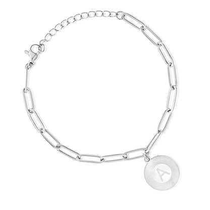 Personalized Sunburst Initial Bracelet