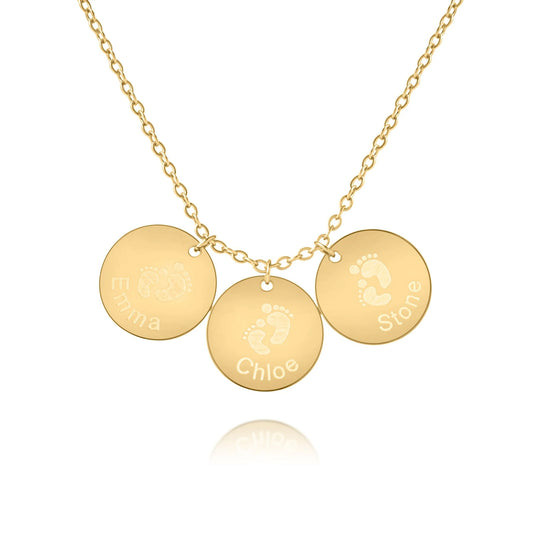 Personalized Baby Disc Pendant