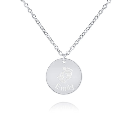Personalized Baby Disc Pendant