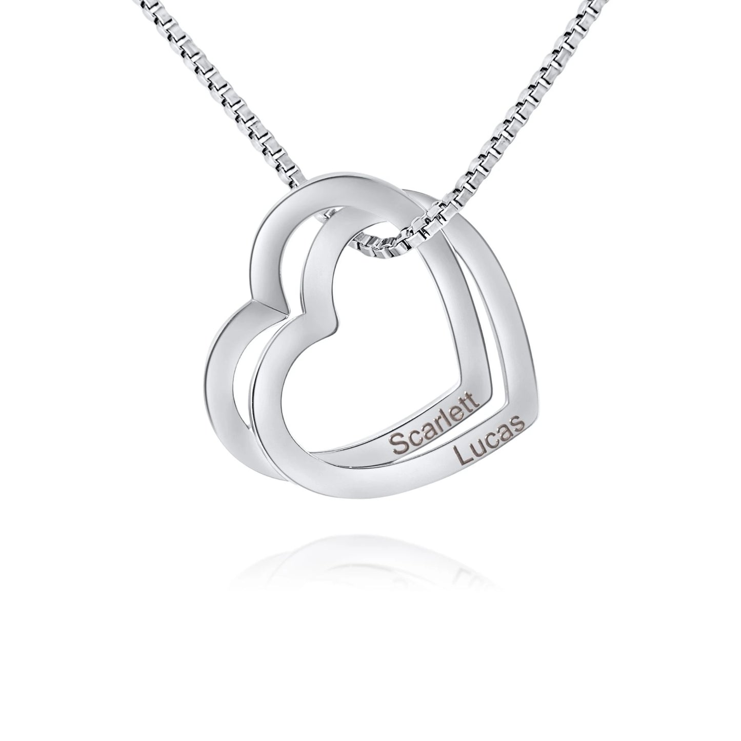 Interlocking Hearts Necklace