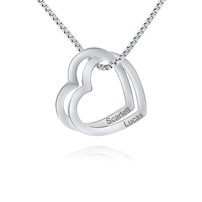 Interlocking Hearts Necklace